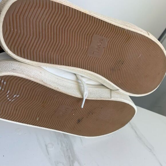 MADEWELL genuine leather sneakers white sz 10 womens or 8 mens - Picture 5 of 8